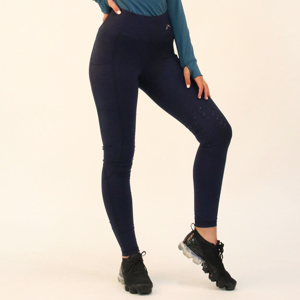 Adults Durham University Equestrian Society Navy Riding Leggings