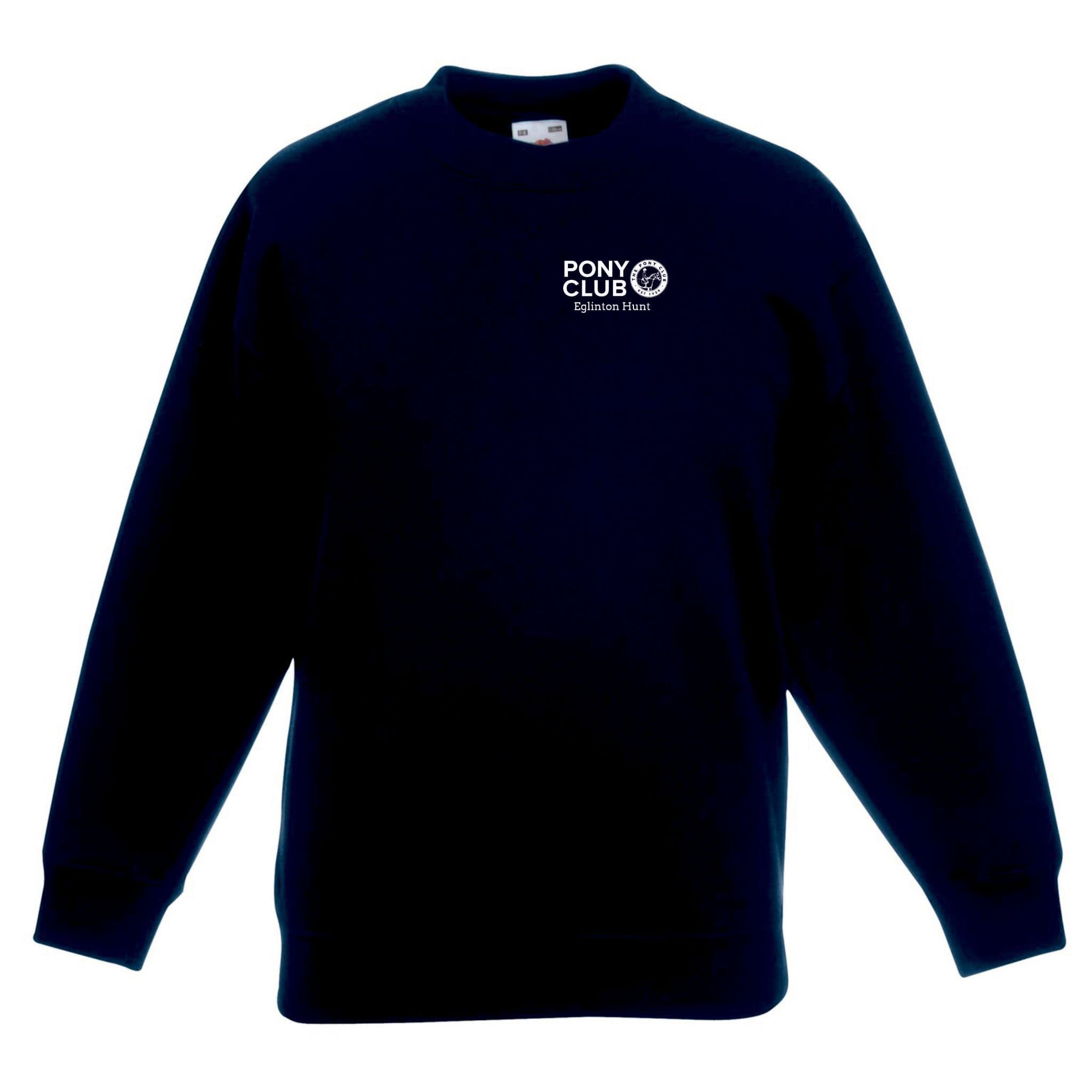 Adults Eglinton Hunt Pony Club Navy Sweatshirt UX3