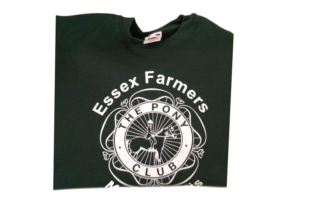 Adults Essex Farmers Bottle Green Sweatshirt UX3