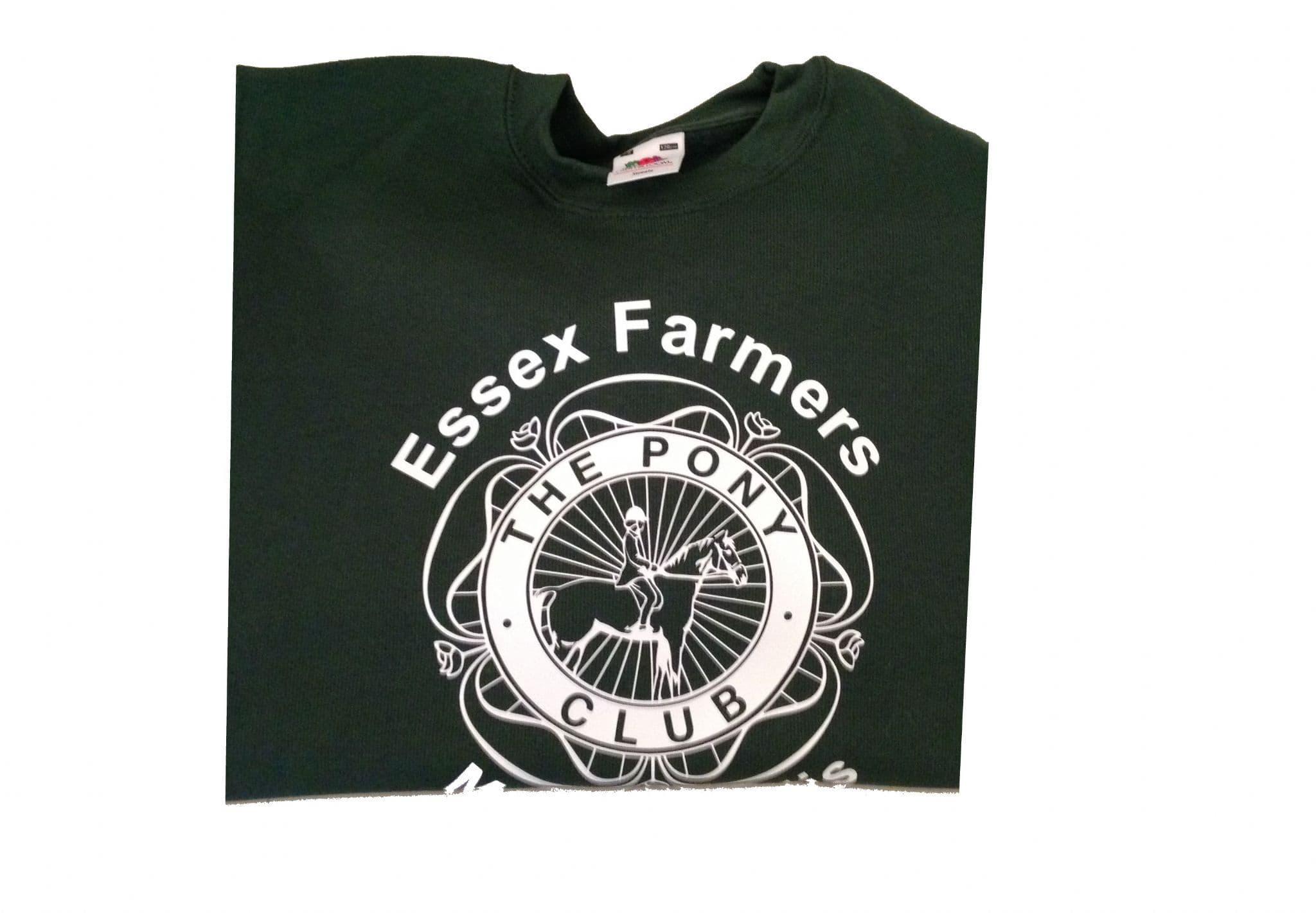 Adults Essex Farmers Bottle Green Sweatshirt UX3