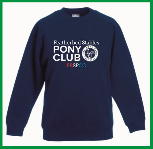 Adults FEATHERBED STABLES Navy Sweatshirt
