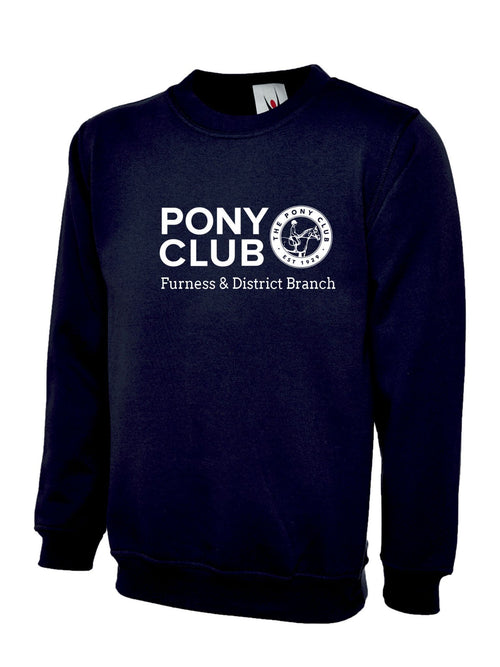Adults Furness & District Pony Club Navy Sweatshirt UX3