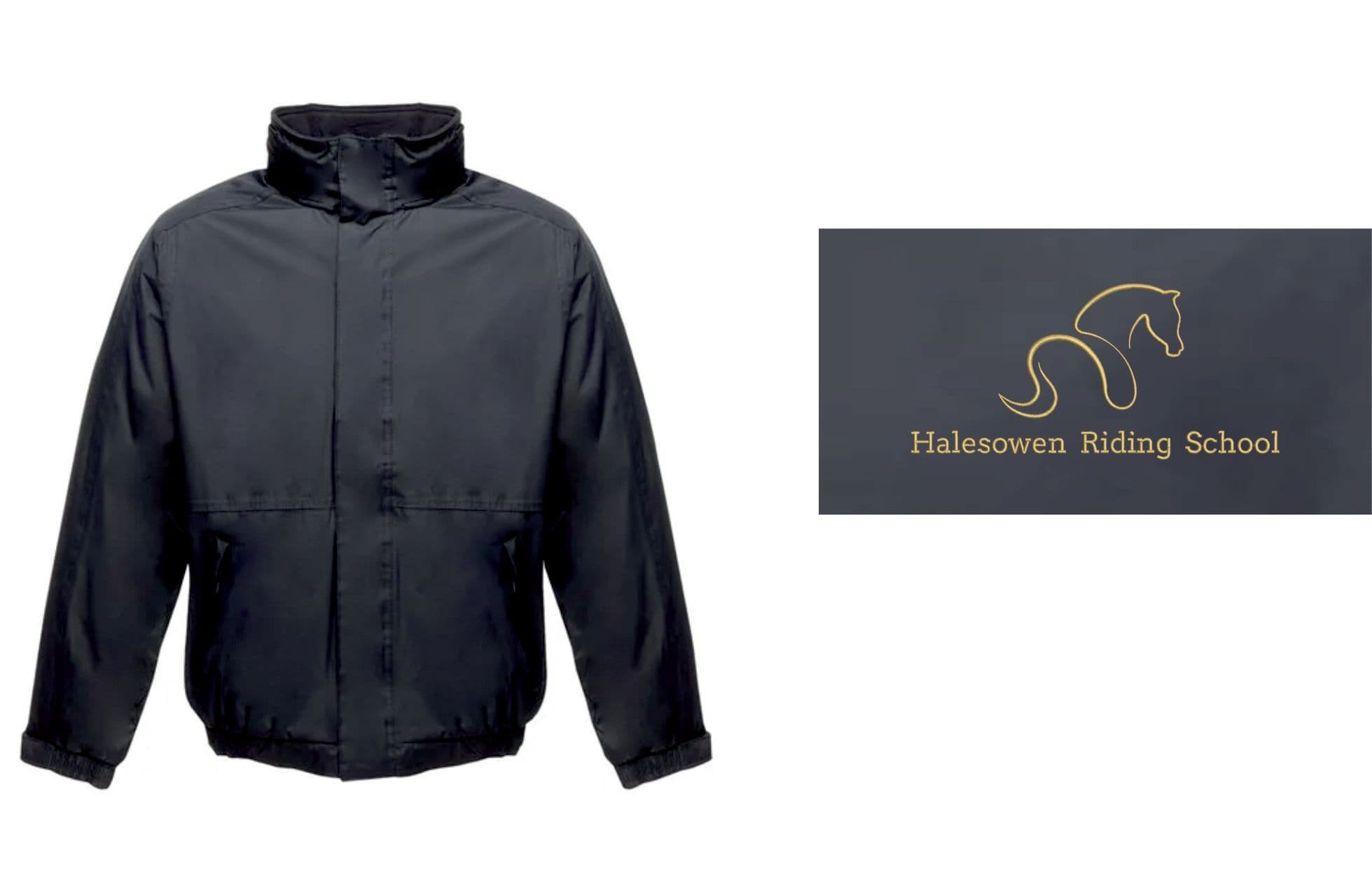 Adults Halesowen riding school Navy Regatta Dover Jacket