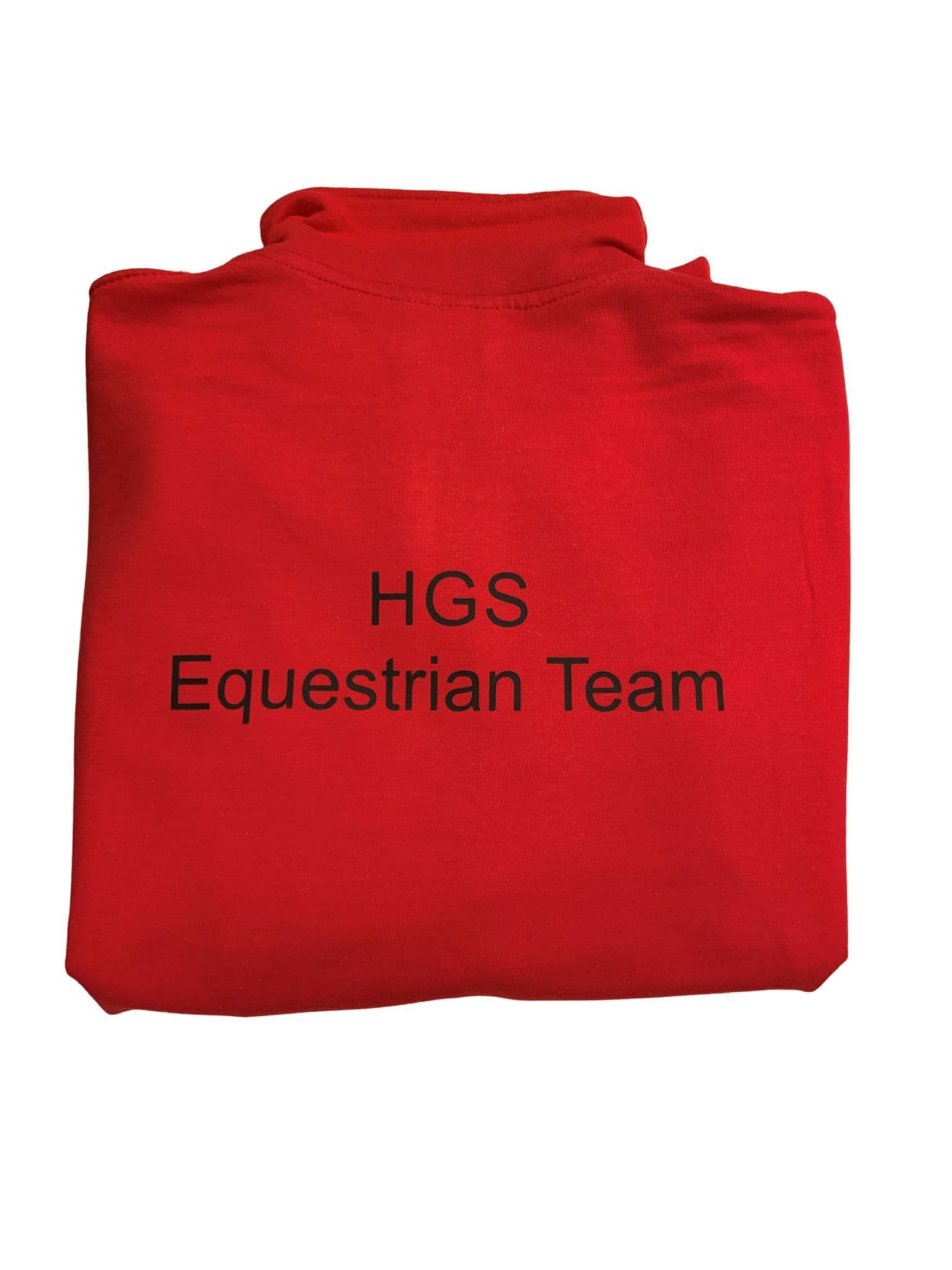 Adults Harrogate Grammar Red Quarter Zip Sweatshirt