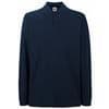 Adults Hern Gate Dressage Long Sleeve Navy Polo