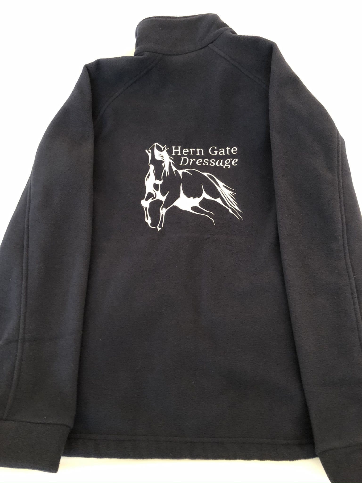 Adults Herngate Dressage Navy fleece jacket RG122