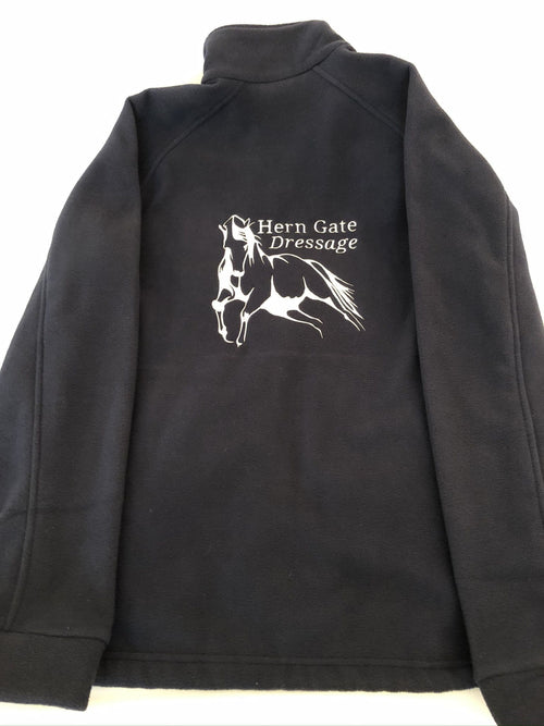 Adults Herngate Dressage Navy fleece jacket RG122