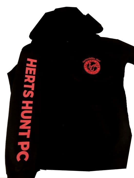 Adults Herts Hunt Black Hoodie