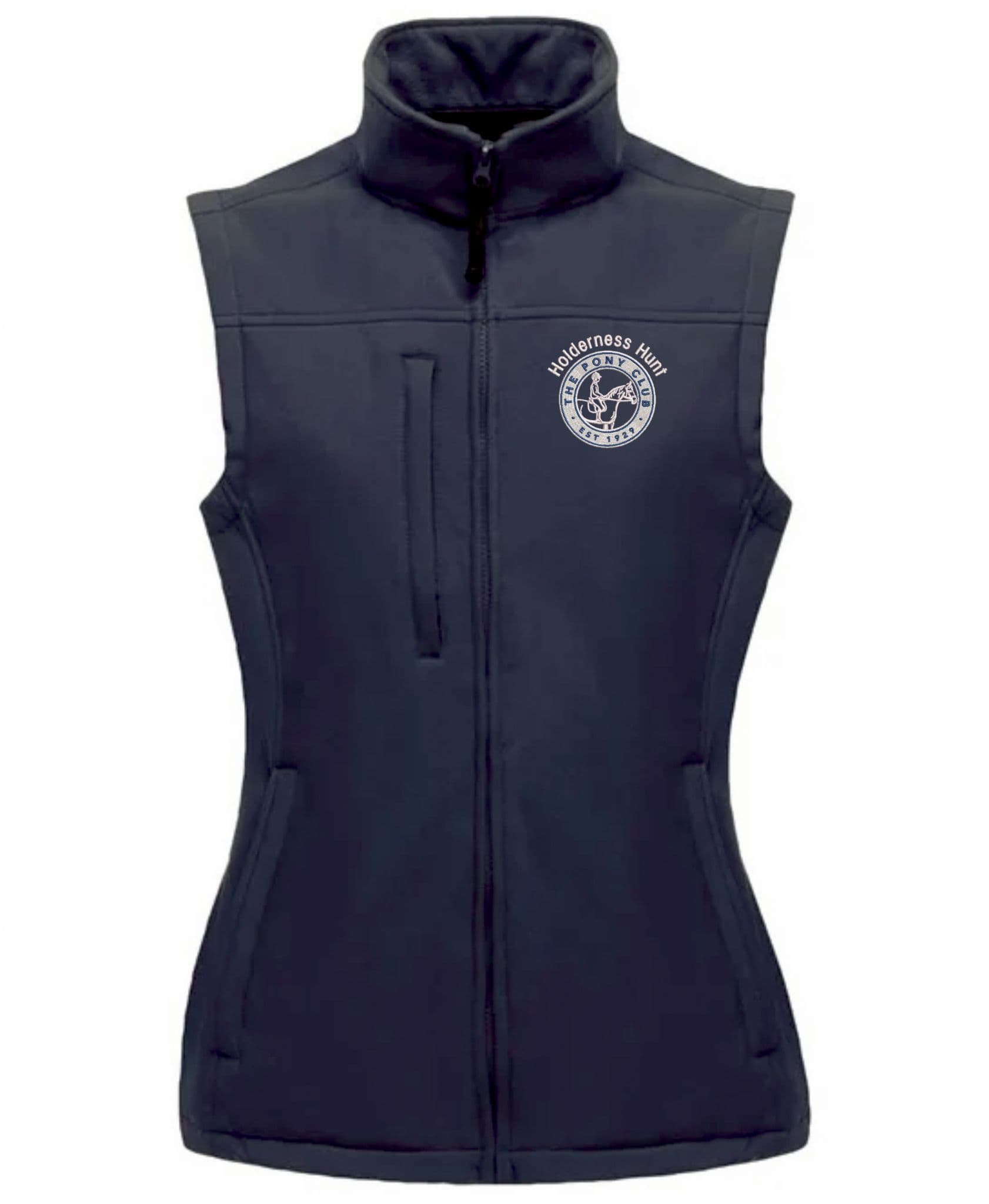 Adults Holderness Hunt Navy Soft shell Body Warmer