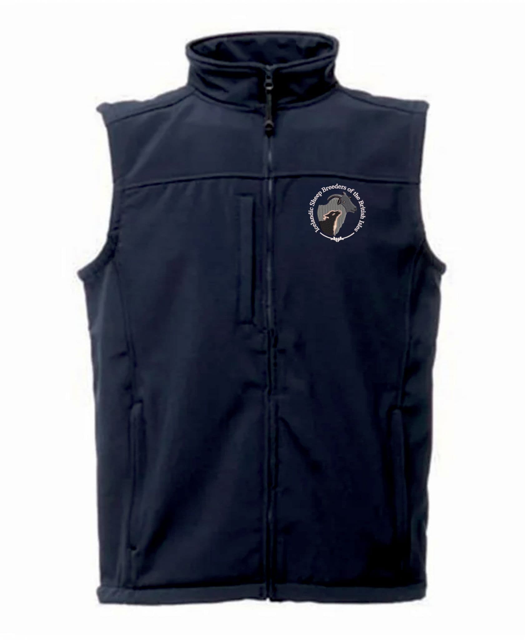 Adults Icelandic sheep breeders of the British isles Navy Flux Softshell Bodywarmer