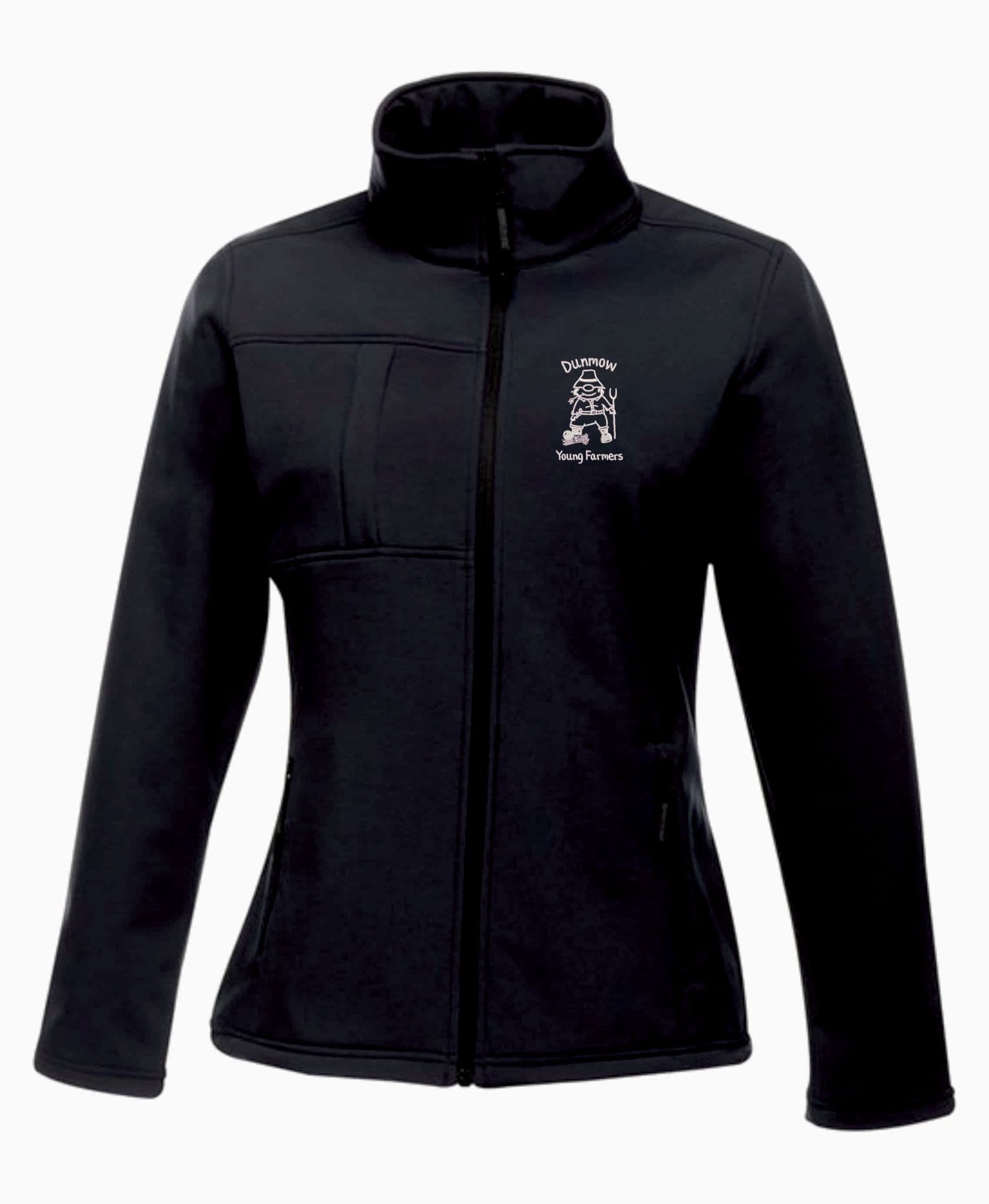 Adults ladies fit Dunmow Navy Softshell Jacket rg195
