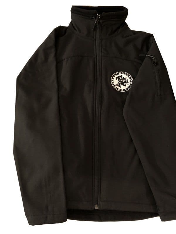 Adults Ladies Fit East Dorset Black Soft Shell Jacket