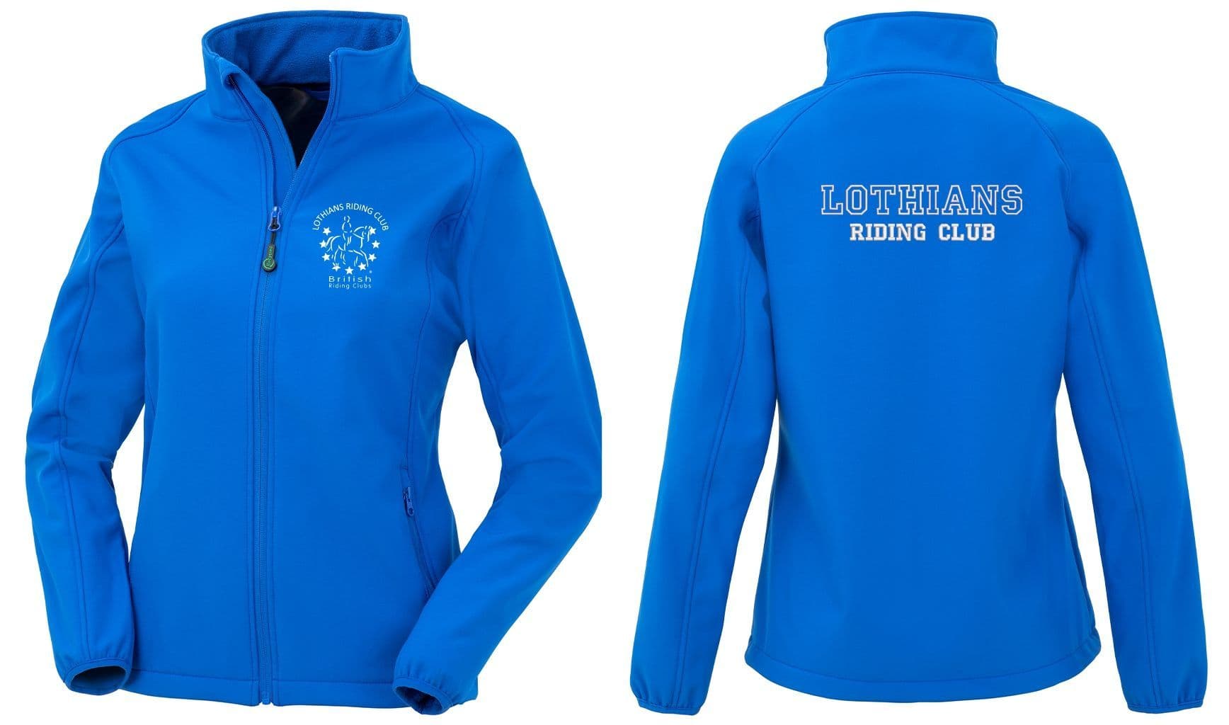 Adults ladies fit Lothians RC Royal Softshell Jacket R901F