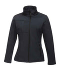 Adults ladies Fit New Forest Pony Navy Softshell Jacket rg195