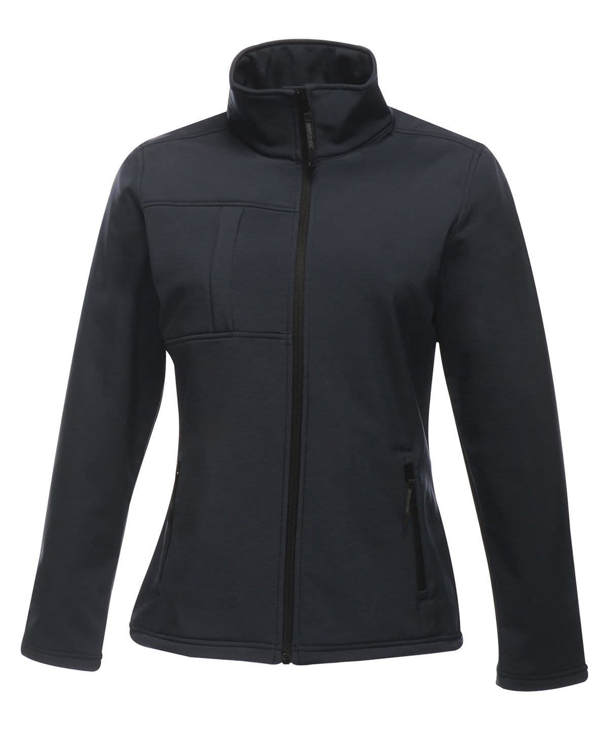 Adults ladies fit North Cornwall PC Navy Softshell Jacket Rg195