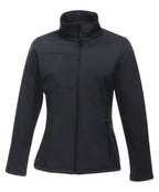 Adults Ladies Fit Old Buckenham Hall Navy Softshell Jacket rg195