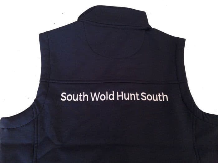 Adults ladies Fit SWHS Navy Soft shell Body Warmer
