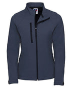 Adults Ladies Fit Thurleigh Equestrian Centre Navy or Grey Softshell Jacket J140F