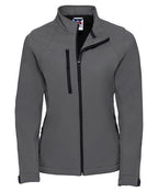 Adults Ladies Fit Thurleigh Equestrian Centre Navy or Grey Softshell Jacket J140F