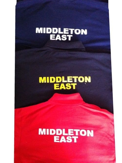 Adults Middleton East Long Sleeve Navy Polo
