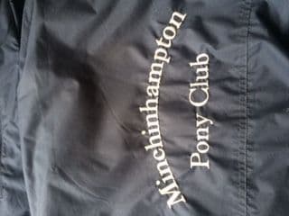 Adults Minchinhampton Pony Club Navy Showerproof Jacket