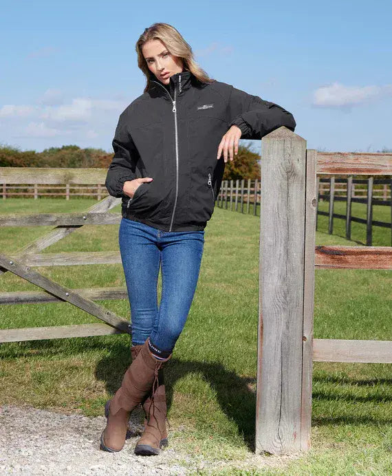 Adults Monday Night Riders Black Premier Equine Pro Rider Unisex Waterproof Riding Jacket