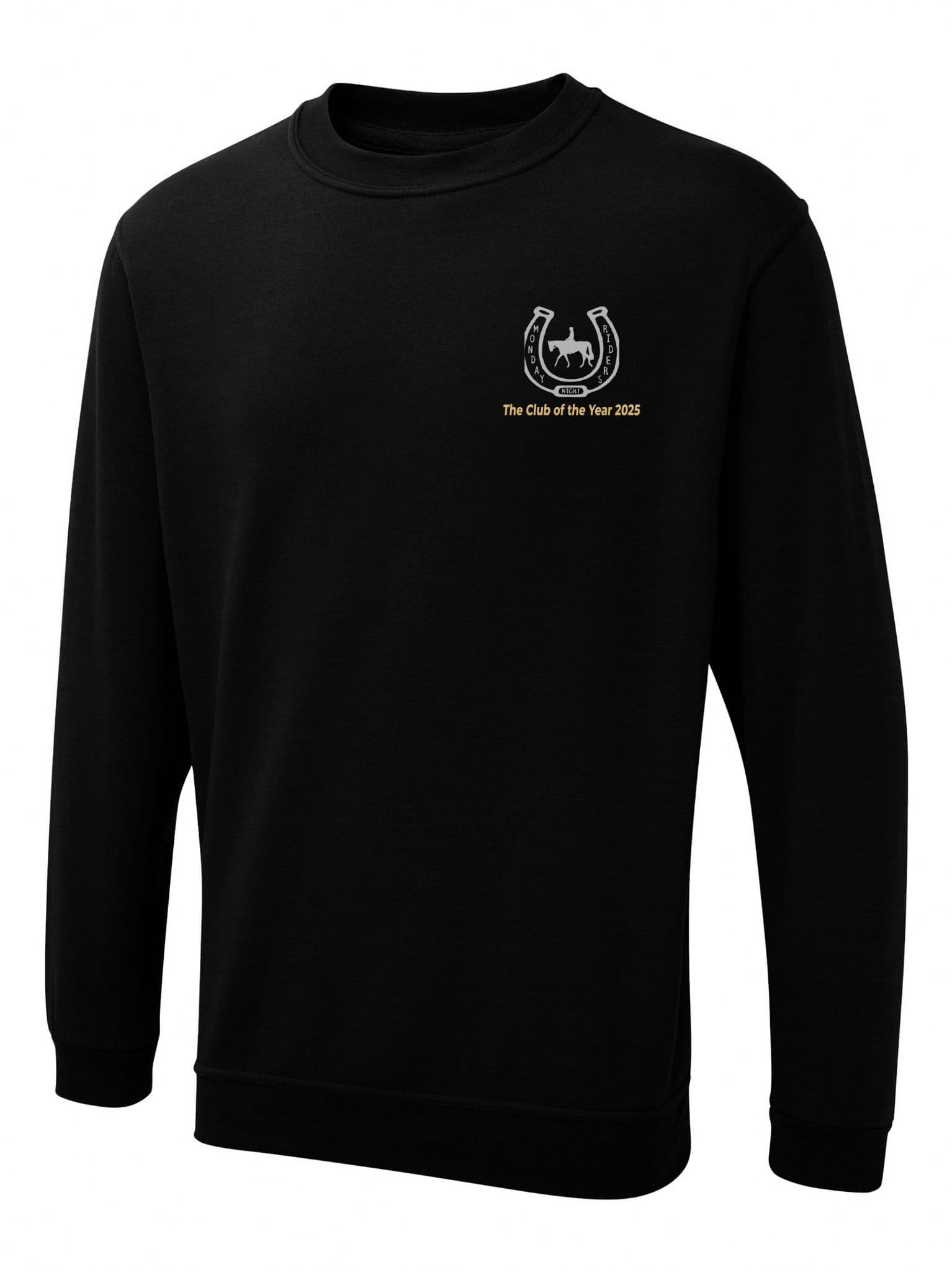 Adults Monday Riders Black Sweatshirt UX3