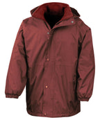 Adults North Acomb Livery Yard Riding Team Clothing Burgundy Result R160 Jacket