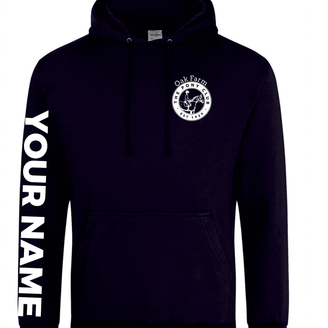 Adults Oak Farm PC COACHES Navy Hoodie