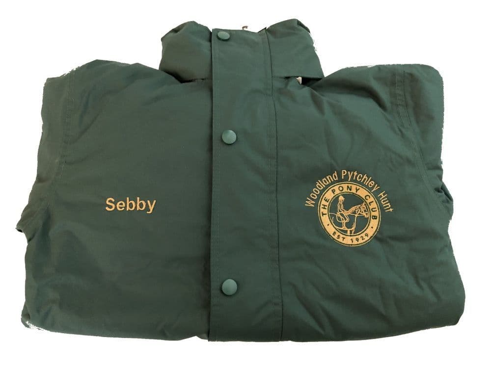 Adults R160A Woodland Pytchley Bottle Green Reversible Jacket