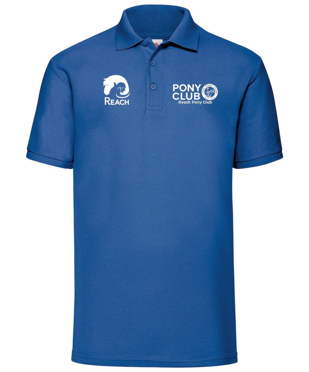 Adults Reach Pony Club Royal Blue Polo UC 101
