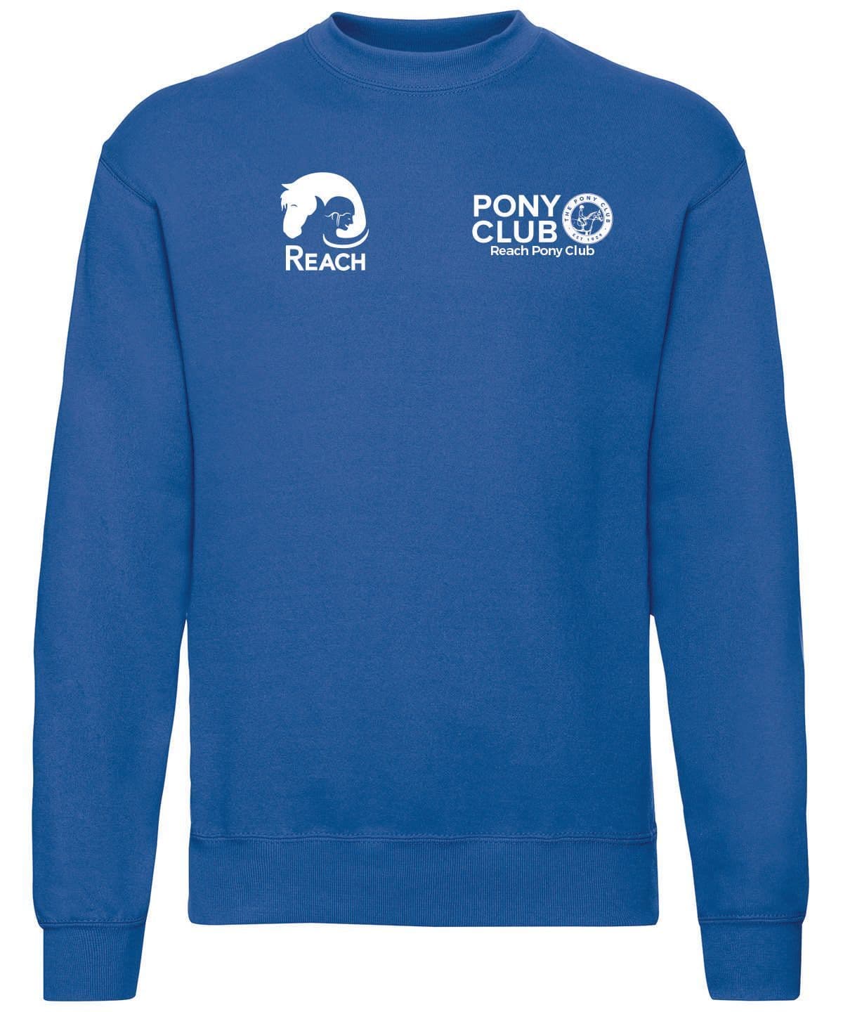 Adults Reach Pony Club Royal Blue Sweatshirt UX3