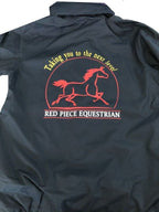 Adults Red Piece Equestrian Stables Navy Regatta Dover Jacket