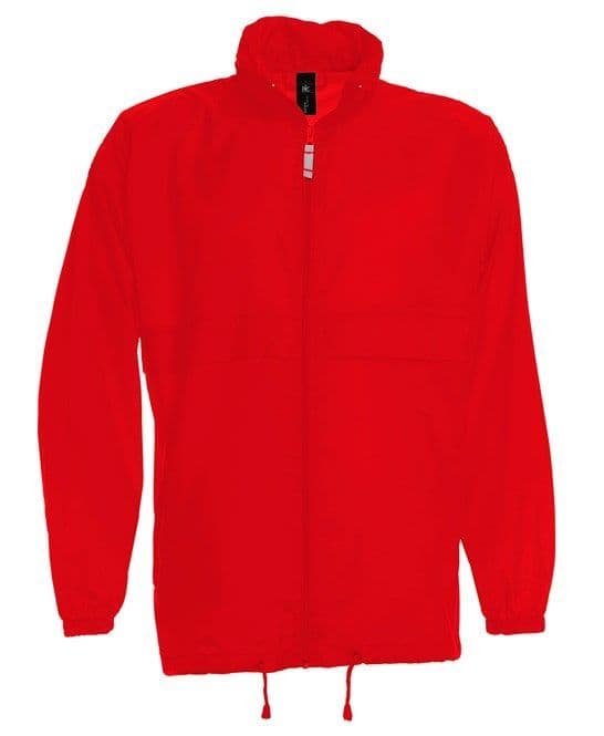 Adults Red Puckeridge Showerproof Jacket