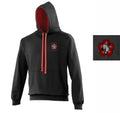 Adults Ribble Valley Mounted Archers Black with red hood Hoodie Jh003