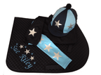 Adults Sky Blue/Navy/Silver Base Layer Cross Country Colours