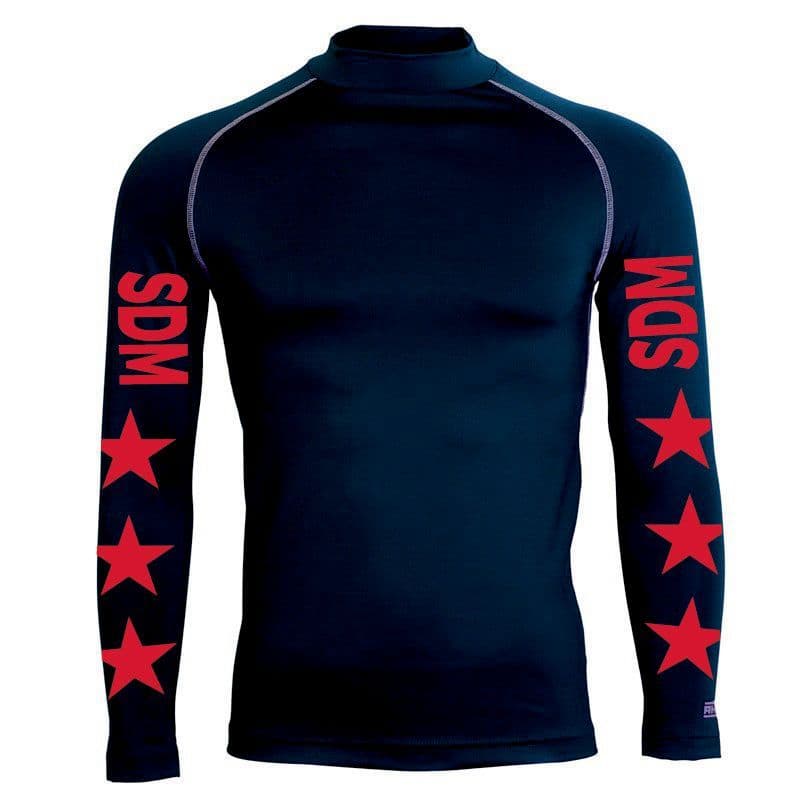 Adults South Devon Moorland Navy-RED Base Layer