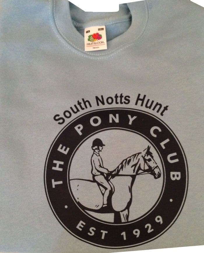 Adults South Notts Pale Blue Sweatshirt