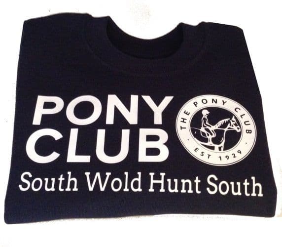 Adults South Wold Hunt South Branch Navy Sweatshirt