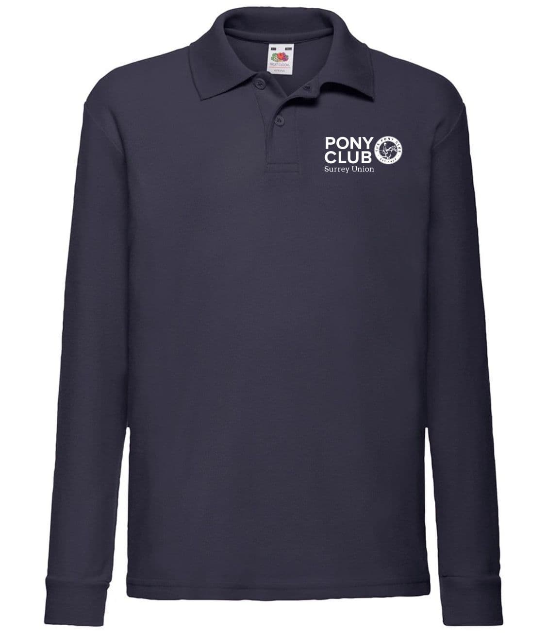 ADULTS Surrey Union PC Navy Long Sleeve Polo – SS258