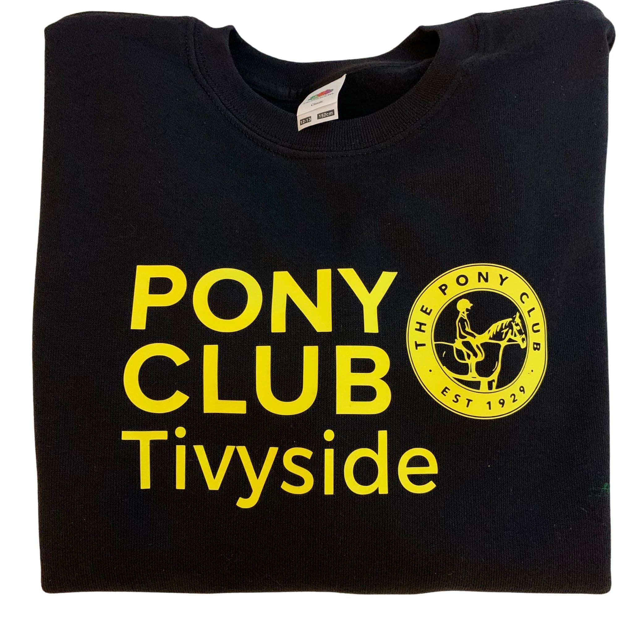 Adults Tivyside PC Black Sweatshirt