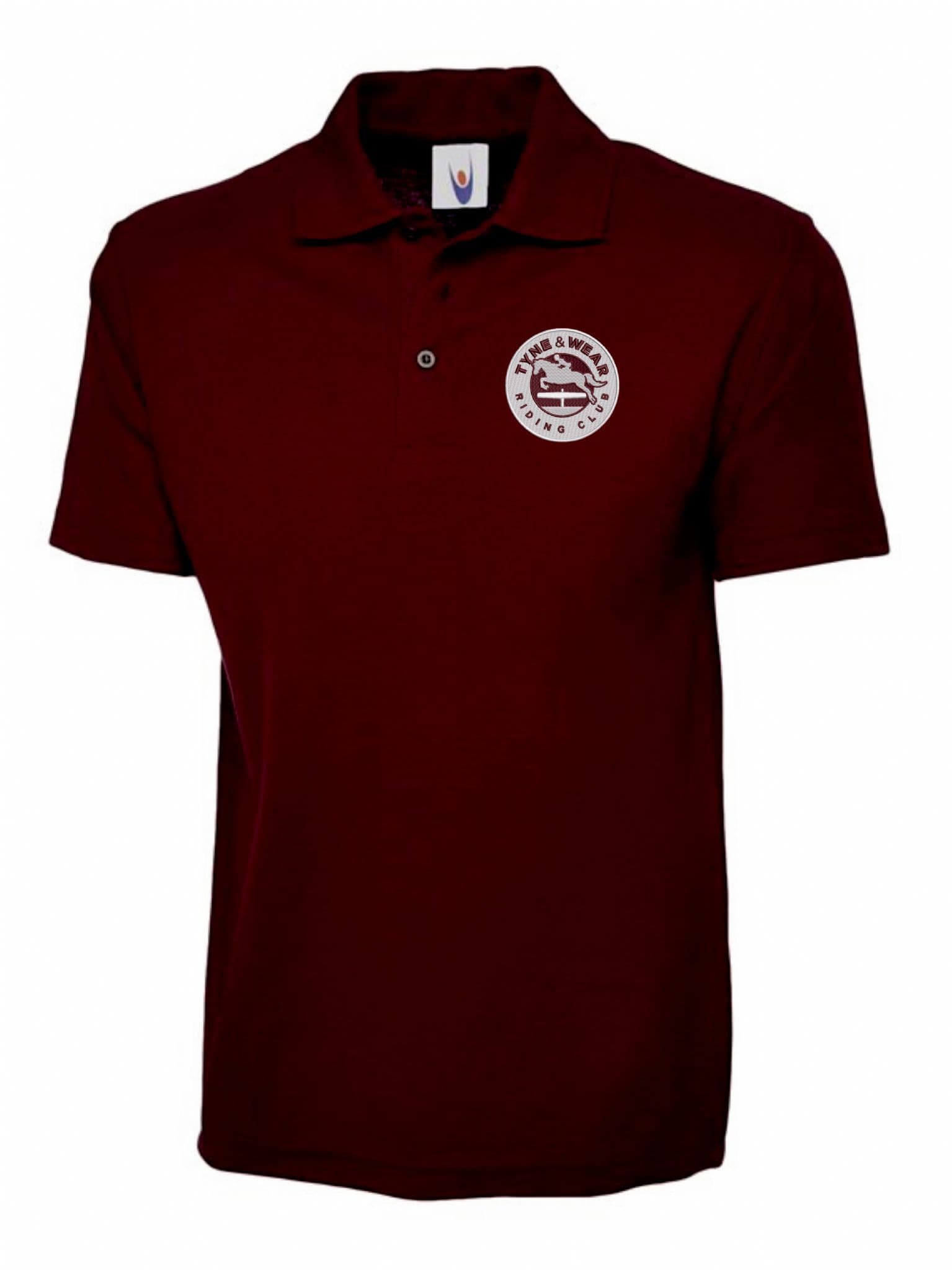 Adults Tyne & Wear RC Polo Shirt – Burgundy UC101