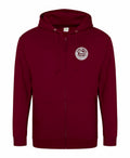 Adults Tyne & Wear RC ZIP Hoodie Burgundy JC050
