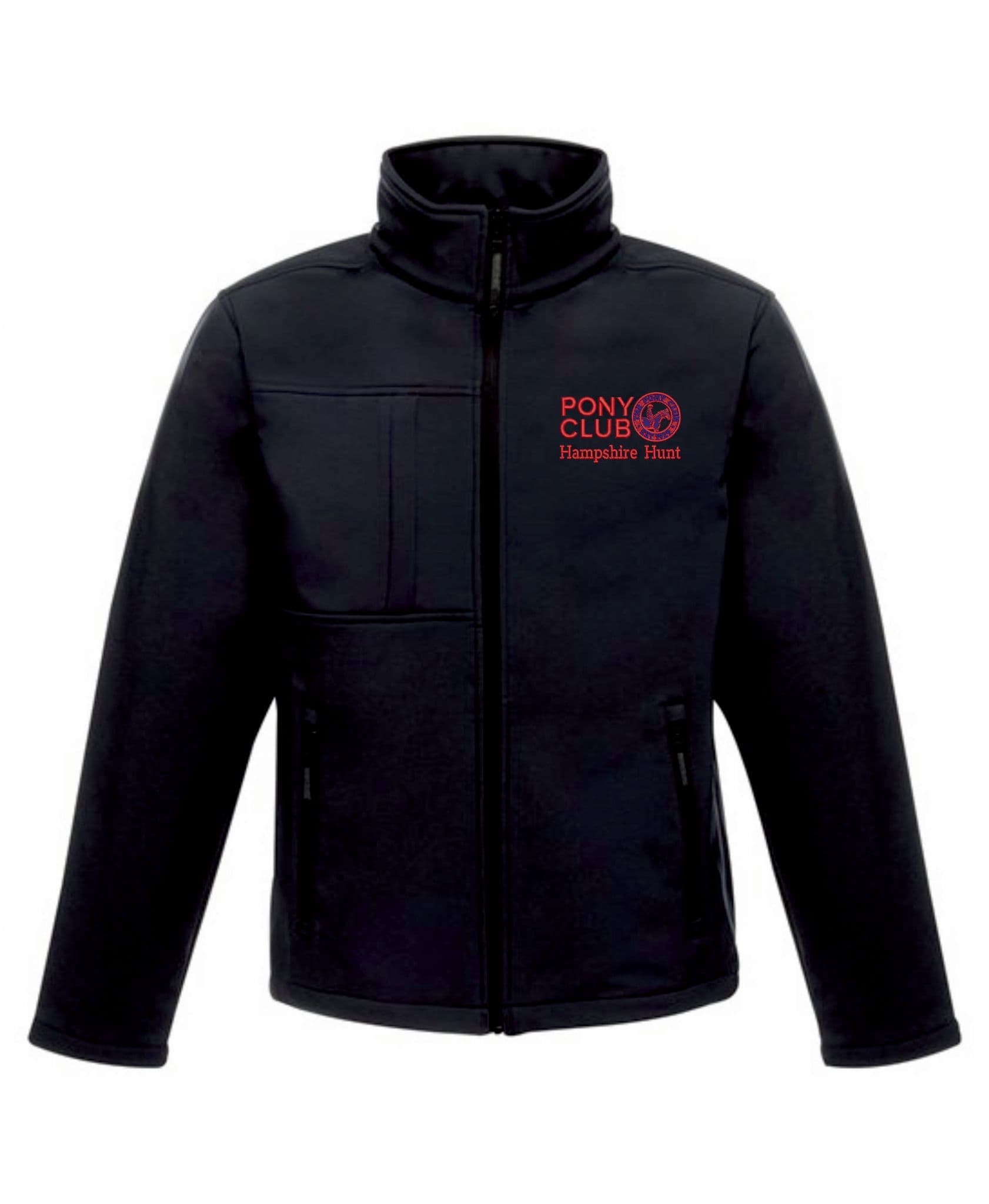 Adults Unisex Hampshire Hunt PC Navy Softshell Jacket rg194