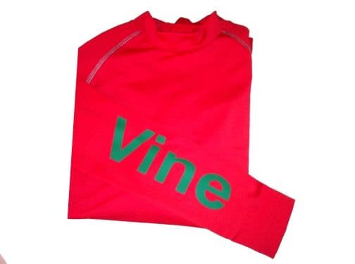 Adults Vine Pony Club Red Base Layer