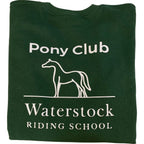 Adults Waterstock Riding School Green Sweatshirt UX3