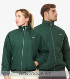 Adults Waveney Harriers Green Premier Equine Pro Rider Unisex Waterproof Riding Jacket