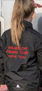 Adults Wilmslow RC clothing SHOW TEAM Black Regatta Dover Jacket