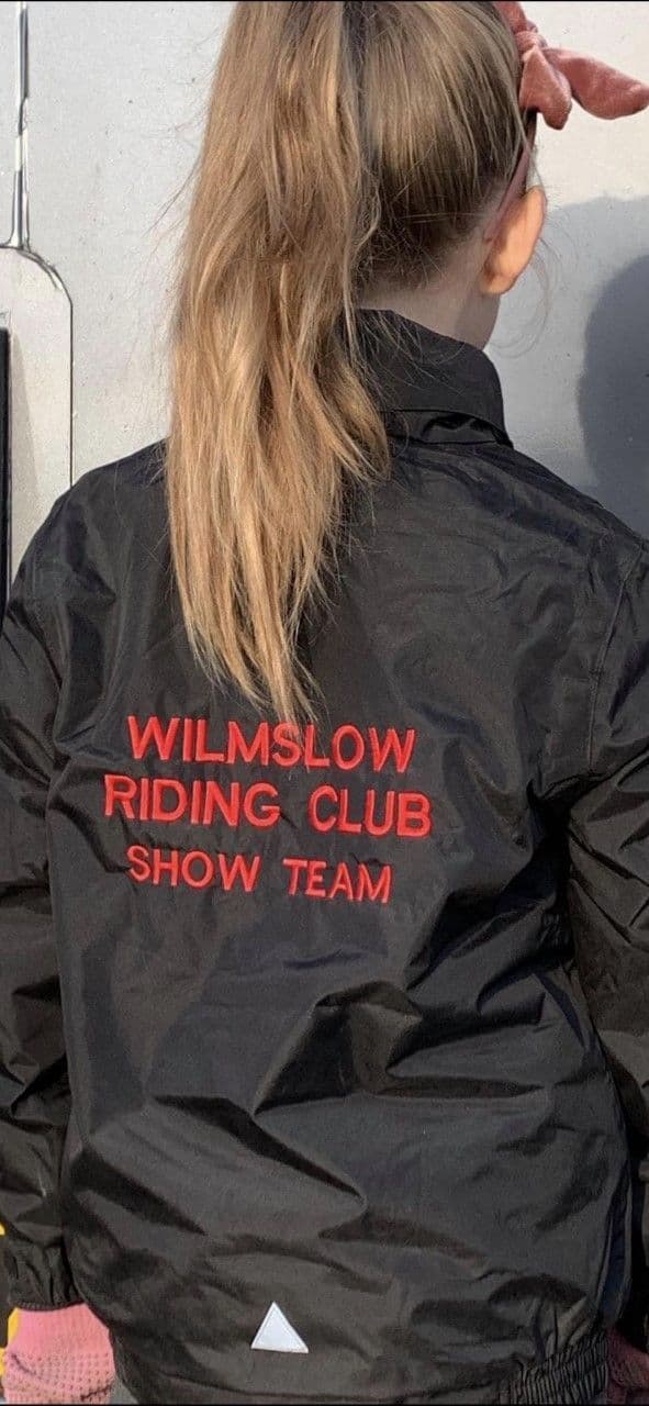 Adults Wilmslow RC clothing SHOW TEAM Black Regatta Dover Jacket