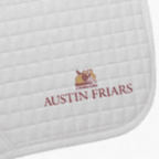 Austin Friars School LeMieux White Dressage Saddlecloths